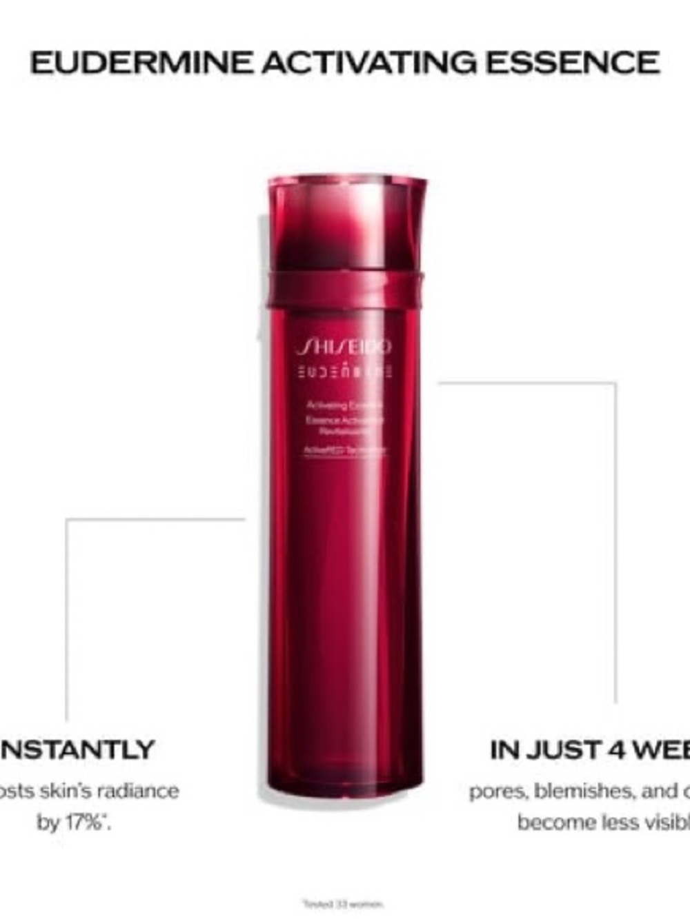 Shiseido EUDERMIN Activating Essence - activeRED technology 145ml 4.9oz